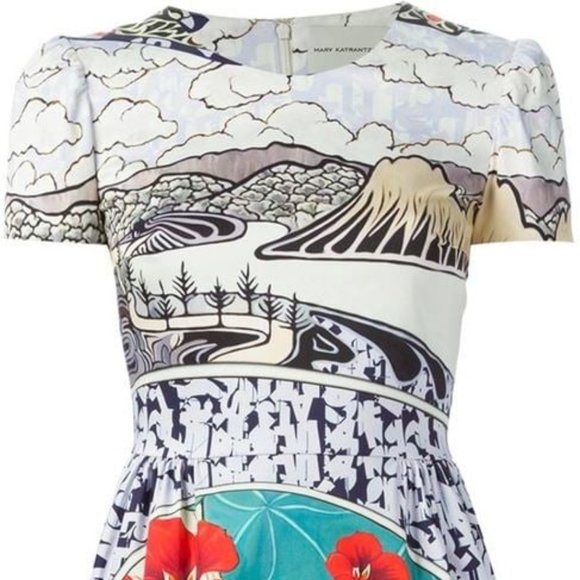 Mary Katrantzou silk mini dress - Picture 5 of 6